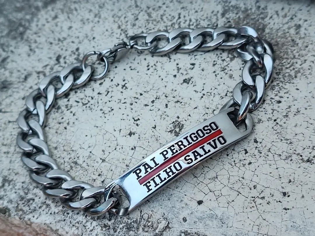 Pulseira Pai Perigoso Filho Salvo