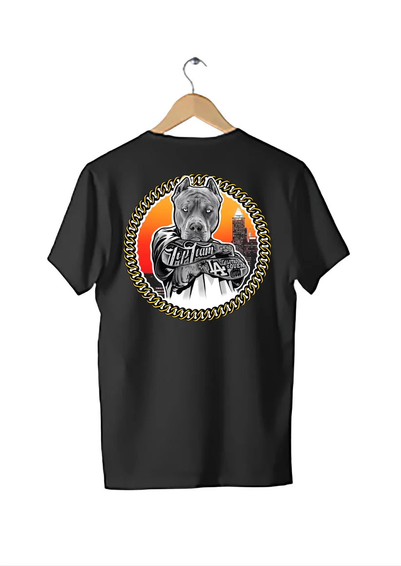 T-shirt Preta Pitbull Mode