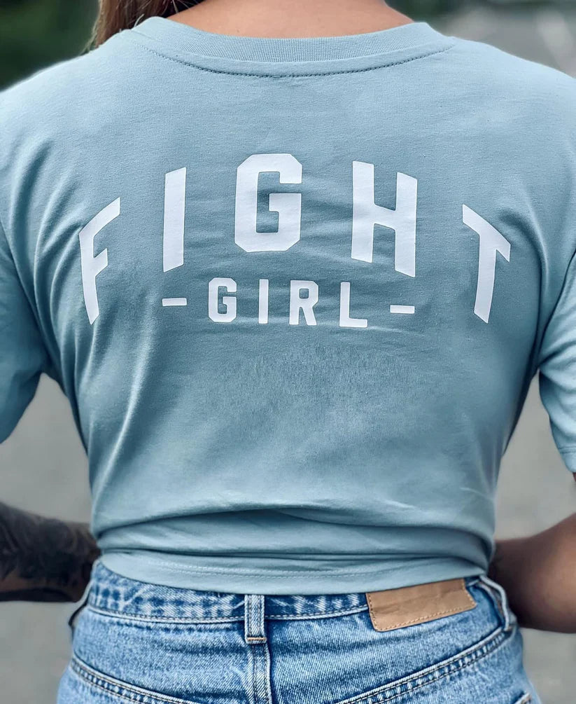 T-shirt Mulher Lutador é Quem Luta ''Fight Girl''